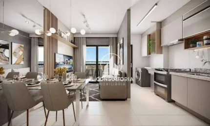 Apartamento à venda, 49 m² por R$ 456.990,00 - Lindóia - Curitiba/PR