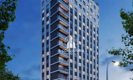 Apartamento com 1 dormitório à venda, 25 m² por r$ 299.956,00 - centro - curitiba/pr