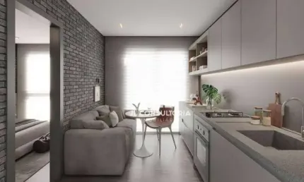Apartamento com 1 dormitório à venda, 26 m² por R$ 295.601,00 - Bacacheri - Curitiba/PR