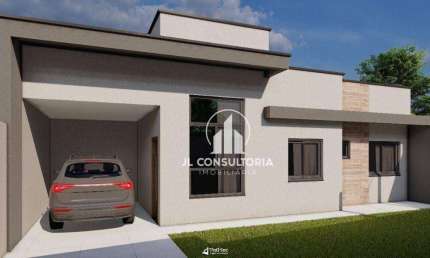 Casa com três quartos/suíte, ótimo padrão de acabamento em Araucária