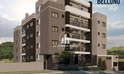 Apartamento à venda, 61 m² por R$ 388.000,00 - Centro - Pinhais/PR