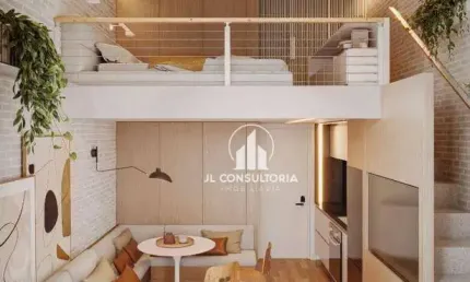 Apartamento com 1 dormitório à venda, 30 m² por R$ 471.038,00 - Centro - Curitiba/PR