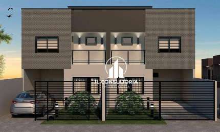 Sobrado à venda, 118 m² por R$ 741.433,17 - Cachoeira - Curitiba/PR