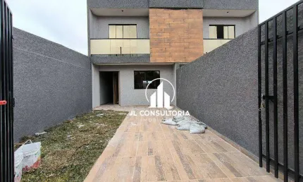 Sobrado à venda, 94 m² por r$ 520.000,00 - sítio cercado - curitiba/pr