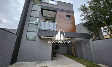 Sobrado com 3 dormitórios à venda, 140 m² por R$ 1.050.000 - Capão Raso - Curitiba/PR