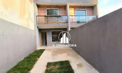 Sobrado com 3 dormitórios à venda, 74 m² por R$ 370.000 - Tatuquara - Curitiba/PR