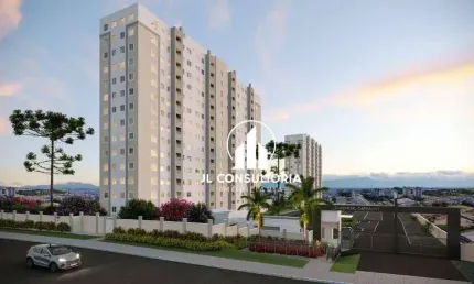 Apartamento Garden com 2 dormitórios à venda, 56 m² por R$ 374.900 - Pinheirinho - Curitiba/PR