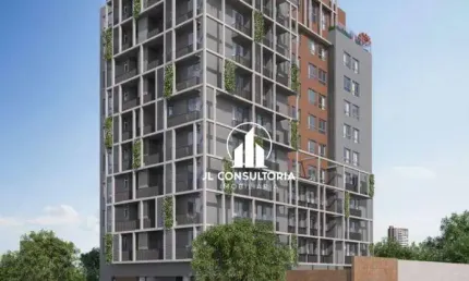 Apartamento com 1 dormitório à venda, 34 m² por r$ 545.594 - centro cívico - curitiba/pr