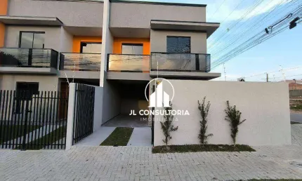 Sobrado com 3 dormitórios à venda, 82 m² por r$ 425.000,00 - campo de santana - curitiba/pr