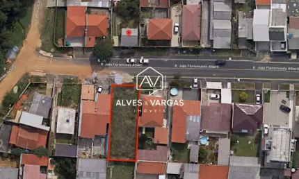 Terreno à venda na joão florismundo alberti, 400, roça grande, colombo, 360 m2 por r$ 275.000