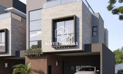 Casa em condomínio fechado com 3 quartos à venda na Rua Amadeu Assad Yassim, 243, Bacacheri, Curitiba por R$ 1.586.530