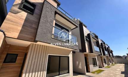 Casa em condomínio fechado com 3 quartos à venda na Rua Doutor Euzébio de Oliveira, 254, Uberaba, Curitiba por R$ 749.000