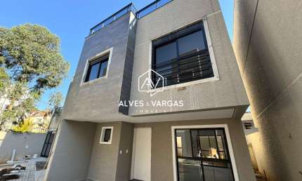 Casa em condomínio fechado com 3 quartos à venda na José Boguszewski, 65, Abranches, Curitiba por R$ 871.896