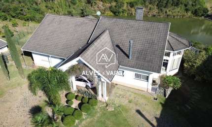 Casa em condomínio fechado com 4 quartos à venda na Rodovia BR-277 Curitiba-Paranaguá, 7291, Riviera, Curitiba por R$ 4.300.000