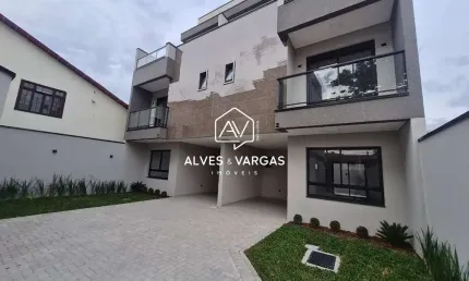 Casa em condomínio fechado com 3 quartos à venda na rua rodolpho senff, 1101, jardim das américas, curitiba por r$ 995.000