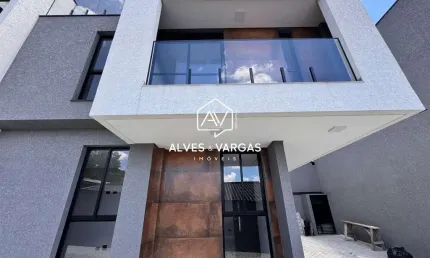 Casa em condomínio fechado com 3 quartos à venda na ferreira, 20, uberaba, curitiba por r$ 699.000