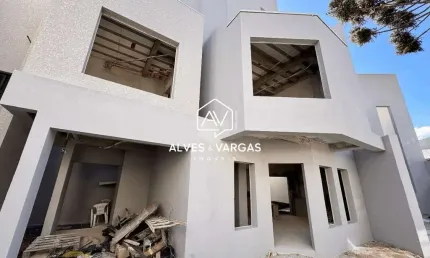 Casa em condomínio fechado com 3 quartos à venda na rua general ary duarte nunes, 519, uberaba, curitiba por r$ 980.000