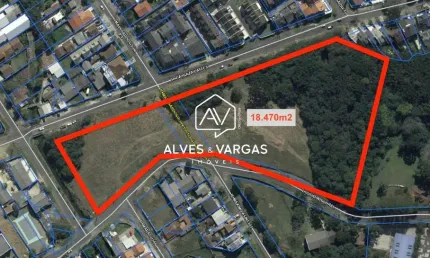 Terreno à venda na Rua Dona Sazá Lattes, 271, Uberaba, Curitiba, 18470 m2 por R$ 14.900.000