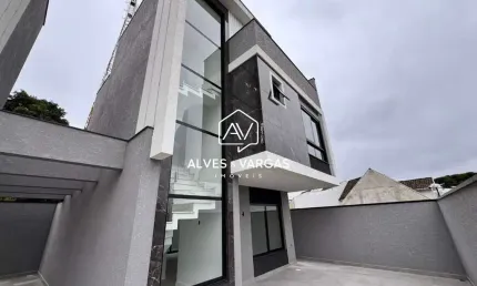 Casa em condomínio fechado com 3 quartos à venda na Rua Miguel Tschannerl, 121, Vista Alegre, Curitiba por R$ 1.199.000