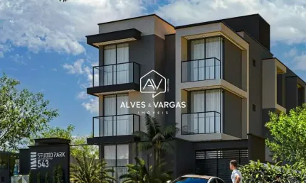 Apartamento com 1 quarto à venda na Rua Governador Jorge Lacerda, 543, Guabirotuba, Curitiba por R$ 225.783
