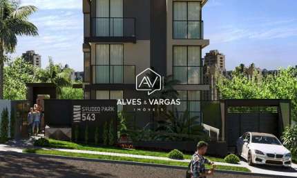 Apartamento com 1 quarto à venda na Rua Governador Jorge Lacerda, 543, Guabirotuba, Curitiba por R$ 231.258