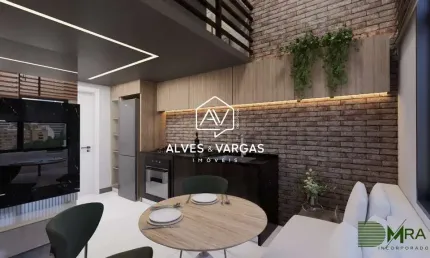 Loft com 1 quarto à venda na Rua Joaquim Amaral, 580, Jardim das Américas, Curitiba por R$ 357.000