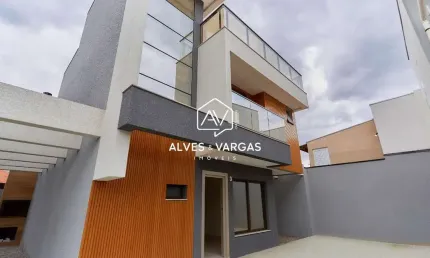 Casa em condomínio fechado com 3 quartos à venda na Frei Fabiano de Cristo, 512, Jardim das Américas, Curitiba por R$ 1.290.000