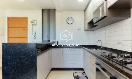 Apartamento com 2 quartos à venda na Rua Professora Lourdes Grutter Bonin, 800, Afonso Pena, São José dos Pinhais por R$ 245.000