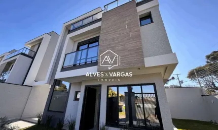 Casa com 3 quartos à venda na rua joaquim augusto de andrade, 349, jardim das américas, curitiba por r$ 1.690.000
