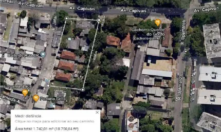 Terreno à venda na Avenida Capivari, Cristal, Porto Alegre