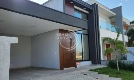 Casa Térrea com 3 Suítes, Pé Direito Alto e Área Gourmet – Infraestrutura Completa