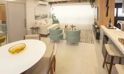 Apartamento inteligente e pronto para morar de 68,5m² no pratical life campo belo | modernidade e conforto