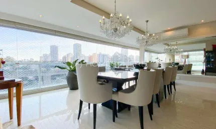 Condomínio design campo belo apartamento na rua gabriele d'annunzio, 530. apartamento à venda, 3 quartos, sendo 3 suítes, 210 m², andar alto com vista livre, varanda gourmet, 3 vagas e lazer no condom