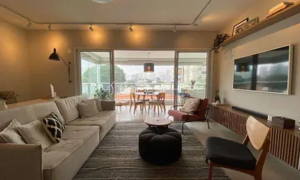 Condomínio Brooklin Xpression Rua Doutor Paschoal Imperatriz, 50. Apartamento à venda Brooklin, 3 quartos, sendo 3 suítes, 135 m², varanda gourmet, 2 vagas e lazer no Edifício Brooklin Xpression