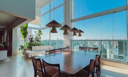 Condomínio Momento Vila Olimpia Avenida Doutor Cardoso de Melo, 585. Cobertura à venda em Vila Olímpia, 3 quartos, sendo 3 suítes, 410m², jardim,  piscina, área gourmet, 5 vagas e lazer