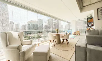 Condomínio Artsy Itaim R. Cel. Joaquim Ferreira Lobo, 361. Apartamento a venda Itaim Bibi, 3 quartos, sendo 3 suítes, mobiliado, reformado, 181 m², 3 vagas e lazer completo no Condomínio Edifício Arts