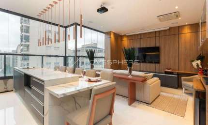 Condomínio Itacema Project R. Itacema, 65. Cobertura à venda Itaim Bibi, 2 quartos, sendo 2 suítes, 106m², mobiliada e decorada Lethicia Panossian, alto padrão, 2 vagas e lazer no Itacema Project | Ap