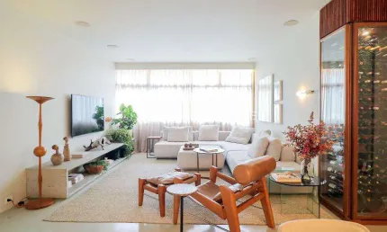 Condomínio mainá jardim américa rua padre joao manuel, 758. apartamento à venda jardim américa, 3 quartos, sendo 2 suítes, 154m², reformado projeto studio arthur casas e 1 vaga no condomínio edifício 