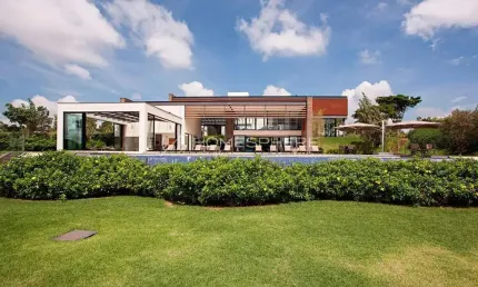 Condomínio Quinta da Baroneza. Casa à venda na Quinta da Baroneza, Bragança Paulista, 1260m², 6 suítes,, lazer, projeto Roberto De Pietro, mobiliada e decorada