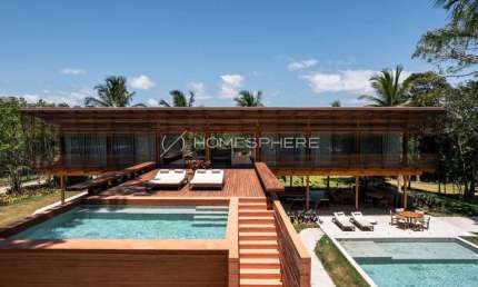 Reserva Trancoso Villas Fasano em Trancoso Bahia. Casa à venda no condomínio Villas Fasano por Bernardes Arquitetura, 6 quartos, sendo 6 suítes, 792 m² e lazer. Hotel Fasano Trancoso, acesso completo 