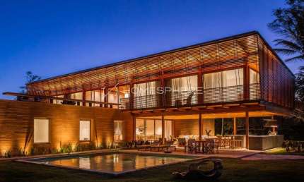 Bernardes Arquitetura Villas Fasano Reserva Trancoso, BA. Praia de Itapororoca. Casa à venda Trancoso, 5 quartos, sendo 5 suítes, frente mar e com acesso ao Hotel Fasano, mediante a adesão do Clube Fa