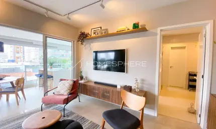 Apartamento à venda no Condomínio Brooklin Xpression, sendo 133 m², 3 suítes, no bairro Brooklin Novo.