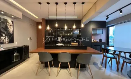 *exclusivo apartamento mobiliado de alto padrão na vila olímpia*