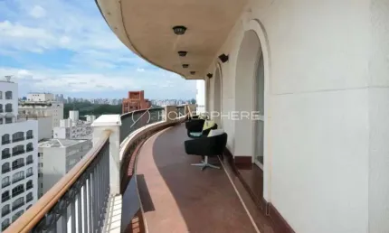Edificio Paco Do Prado - Jd Paulista Al. Joaquim Eugenio de Lima, 1600. Apartamento à venda com 587 m², 4 quartos sendo 4 suítes, 8 vagas e lazer em prédio neoclássico nos Jardins