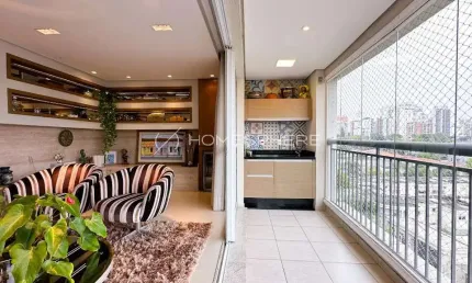 Apartamento com 131 m², 3 quartos sendo 2 suítes, 3 vagas à venda no bairro campo belo.