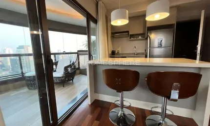 Apartamento com 49 m², 1 quarto sendo 1 suíte à venda no bairro vila olímpia.