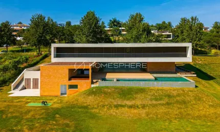 Casas à venda na Quinta da Baroneza, Bragança Paulista - SP. Residência Quinta da Baroneza II by Arquitetura Gui Mattos, 1486m², 6 suítes, lazer e vista para o pôr do sol