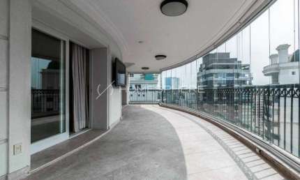 Condomínio Saint Paul Rua Fernandes de Abreu, 115. Apartamento à venda Itaim Bibi 440m², 4 suítes, andar alto, varanda, 5 vagas, lazer e segurança no melhor do Itaim