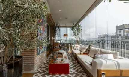 Condomínio Pateo Leopoldo Itaim RRua Leopoldo Couto Magalhães Júnior, 1377. Apartamento à venda no Edifício Pateo Leopoldo, 415 m², 4 suítes, 5 vagas, lazer e segurança ao lado do Parque do Povo