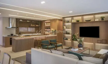Apartamento com 201 m², 3 quartos sendo 3 suítes à venda no bairro Brooklin.